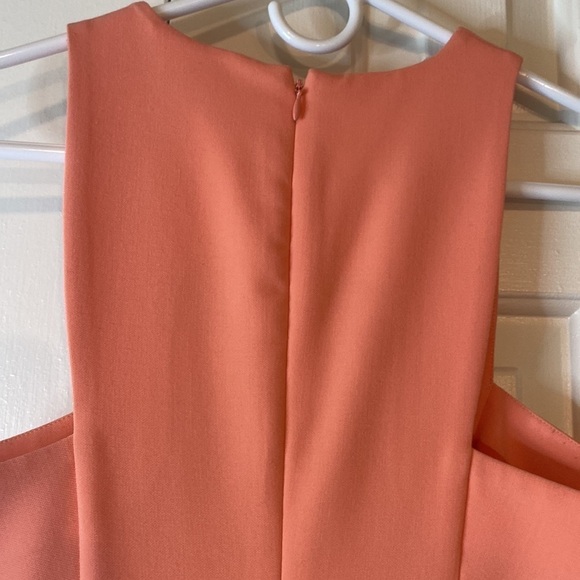 Likely Size 4 Peach Prom/Wedding Dress w/ Side Cutouts in EUC — Worn Once - Picture 6 of 11